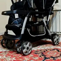 کالسکه دوقلو دونفره پشت سرهم گراکو اصل آمریکا