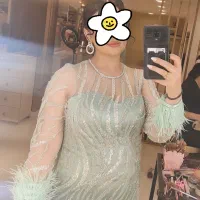 فروش لباس مجلسی بسیار شیک تمام سنگ کاری شده