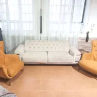 یک دست مبل راحتی ۸ نفره در حد نو|مبلمان خانگی و میز عسلی|شیراز, شهرک گلدشت حافظ‎|دیوار