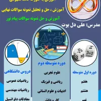 تدریس خصوصی و گروهی دروس ریاضی