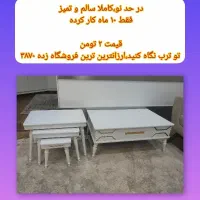 عسلی و گل میز