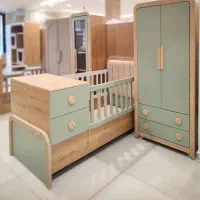 سرویس نوزاد نوجوان الماس چوب|تخت و سرویس خواب|قم, حنیف نژاد|دیوار