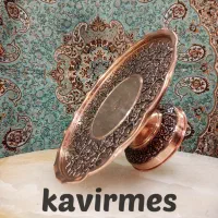 ست 8 تیکه ظروف مسی بهار/تخفیف به مدت محدود/کویر مس|ظروف سرو و پذیرایی|یزد, |دیوار