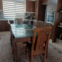 میز ناهارخوری 8 نفره چوب نراد