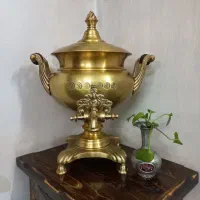 کلمن برنجی سنگین سماور زغالی قدیمی