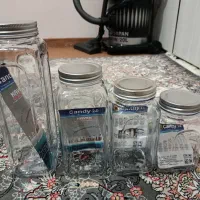 جا ادویه و حبوبات شیشه
