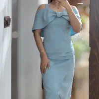 پیراهن مجلسی با طراحی خاص|لباس|صومعه‌سرا, |دیوار