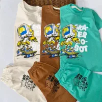 تیشرت و شلوارک ربات