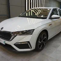 اشکودا اکتاویا۲۰۲۴ سفید تیپ لاکچری|خودرو سواری و وانت|تهران, الهیه|دیوار