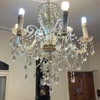 لوستر کریستال|لوستر و چراغ آویز|تهران, گلستان (شهرک راه آهن)|دیوار