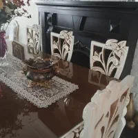 نهار خوری 8نفره چوب روس