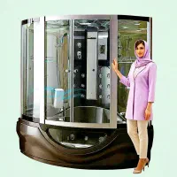 کابین دوش با سونا بخار مثل سرعین جکوزی سونا خشک