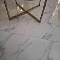 میز وسط مبل صفحه سنگ پایه فلز رنگ کوره ای|مبلمان خانگی و میز عسلی|آران و بیدگل, |دیوار