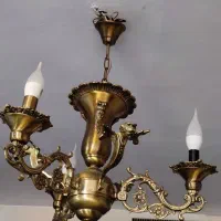 لوستر برنزی ۳ شاخه طرح فرشته