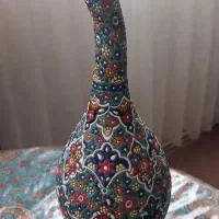 گلدان مینا کاری