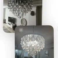 یک جفت لوستر درحد نو جنس بدنه استیل