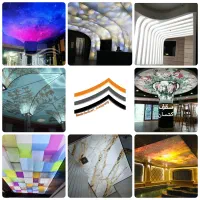 طراحی تولید فروش اجرای سقف های کشسان آسمان مجازی