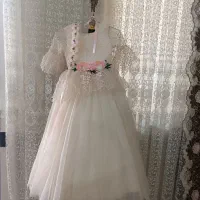 لباس عروس دخترونه نباتی 750