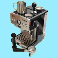 اسپرسوساز Nova 128 و آسیاب تیغه تخت