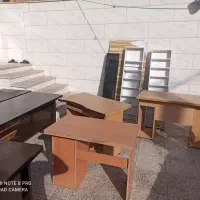 میز مدیریتی و کامپیوتری و قفسه ام دی اف|میز تحریر و کامپیوتر|لنجان, |دیوار