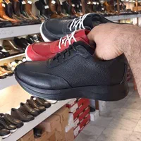 اسپورت کتانی زنانه پسرانه چرم طبیعی کفش آتا