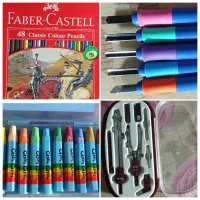 مدادرنگی، مغار، پرگار مهندسی و مدادشمعی