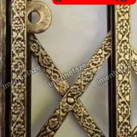 درب حفاظ تسمه نقشدار/درب آکاردونی/آکاردئونی|مصالح و تجهیزات ساختمان|اصفهان, بابوکان|دیوار
