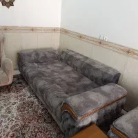 مبل هشت نفره تختخواب شو|مبلمان خانگی و میز عسلی|یزد, |دیوار