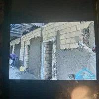 سیمانکاری تیغه چینی شیب بندی انجام میشود