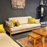 مبل دسته چوبی ۸ نفره مناسب برای نو عروسان