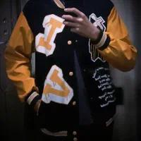 کاپشن بسکتبالی دورس مخمل کاپشن بیسبالی