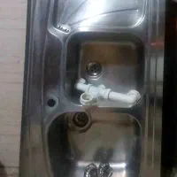 سینک ۲لگن برند اخوان به همراه سیفون