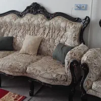 مبل نه نفره سلطنتی در حد نو|مبلمان خانگی و میز عسلی|سرپل ذهاب, |دیوار
