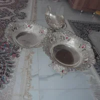 اجیل خوری و ظرف میوه