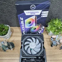 فن کامپیوتر ار جی بی دار مشابه لیان لی سفید و مشکی