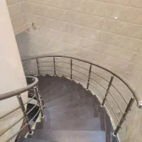 فروش پله پیچ فلزی با نرده استیل و کفی  mdf|مصالح و تجهیزات ساختمان|دورود, |دیوار