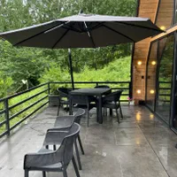 اجاره کلبه سویسی شیک دو خوابه با ویو جنگل در ماسال