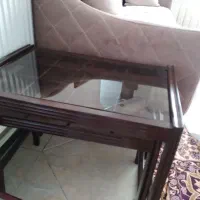 میز عسلی و جلو مبلی جنس چوب اصل در حد نو