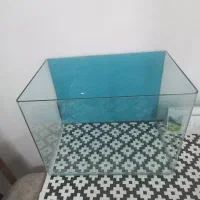 اکواریوم شیشه خم با لوازم درجه یک