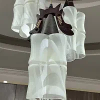 لوستر سه شعله|لوستر و چراغ آویز|آمل, |دیوار