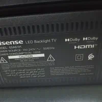 تلویزیون ۶۵ اینچ هایسنس|تلویزیون و پروژکتور|دزفول, |دیوار