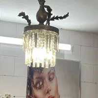 یک جفت لوستر برنجی