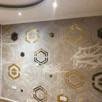 کاغذ دیواری ماربل شیت ترمووال پارکت کفپوش کابینت|خدمات پیشه و مهارت|قم, زاد|دیوار