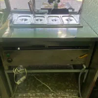 بن ماری گرم گازی رومیزی با پایه