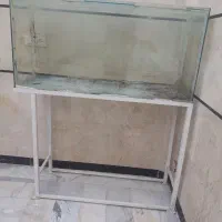 آکواریوم بزرگ با چهار پایه|ماهی|خمینیشهر, |دیوار