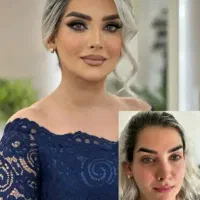 میکاپ حرفه ای ضد اب ششصد شنیون حرفهای هفتصد