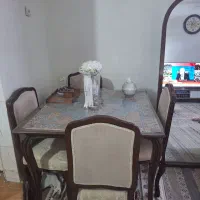 ناهار خوری نو چوب گردو برای جهازمه به علت کمبود جا