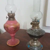 دو عدد چراغ ، جنس یکی فلزی و یکی بلور شیشه|صنایع دستی و سایر لوازم تزئینی|تهران, شهرک ولیعصر جنوبی|دیوار