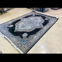 فرش ۱۰۰ تخته ترمه مشهد پتینه ابرنگی مناسب