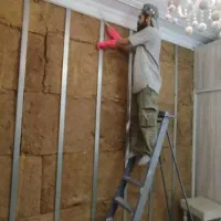 اجرای دیوار اگوستیک الیاف دانسیته